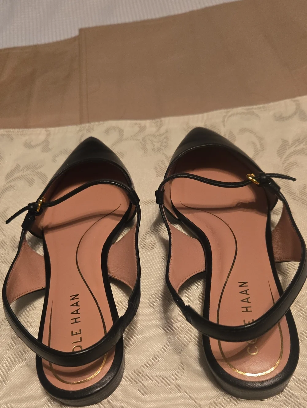 Cole Haan Anya Slingback Flats Black size 6.5B